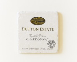 Coaster - Kyndall's Chardonnay Label