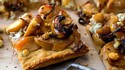 Roasted Apple, Shallot and Cheese Tart