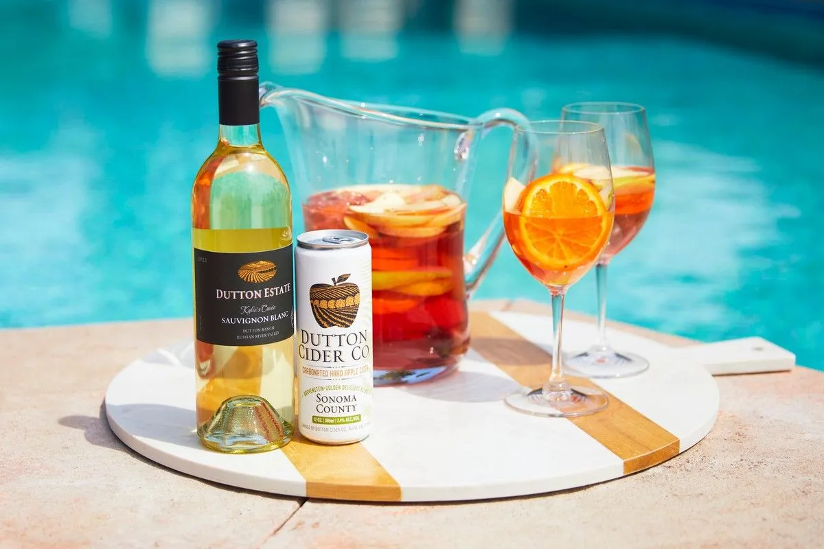 Cider sangria