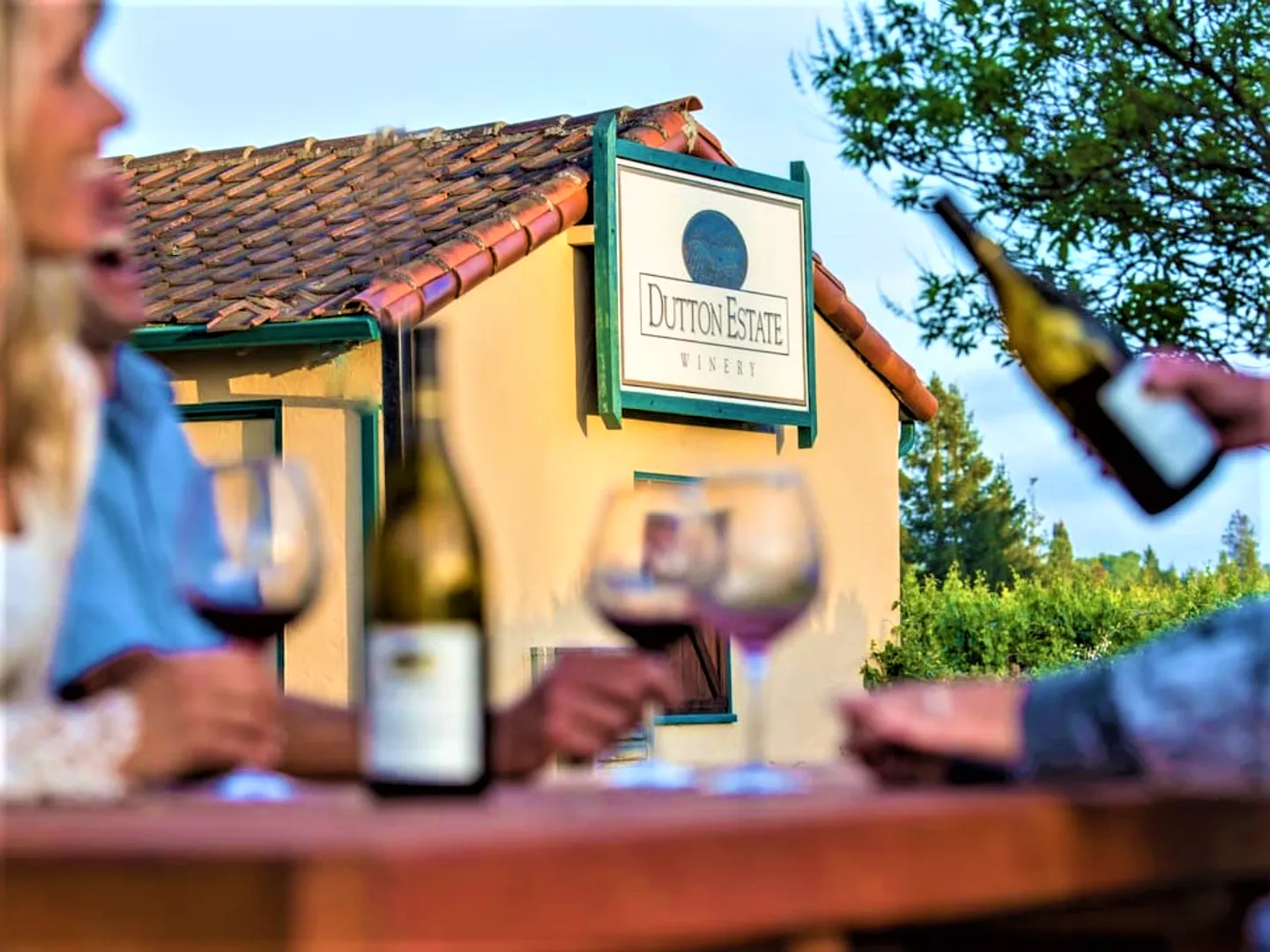 Dutton Estate Garden Vineyard Tasting