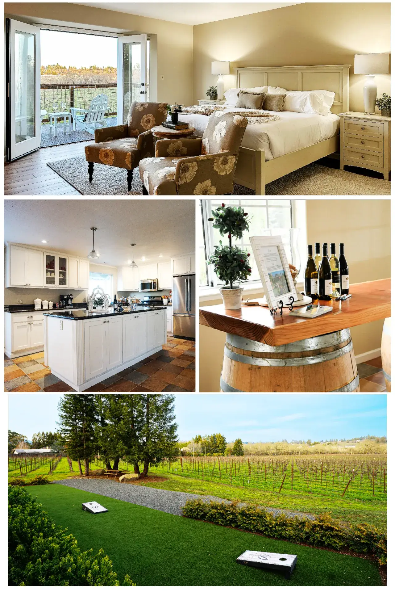 Collage of rental property shots